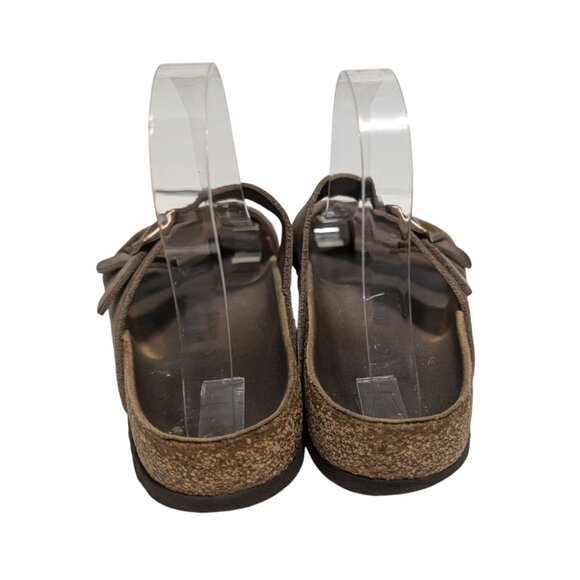 Birkenstock Mayari Womens Mocha Brown Birko-Flor Toe Loop Sandals Womens Size 5 - Picture 4 of 8